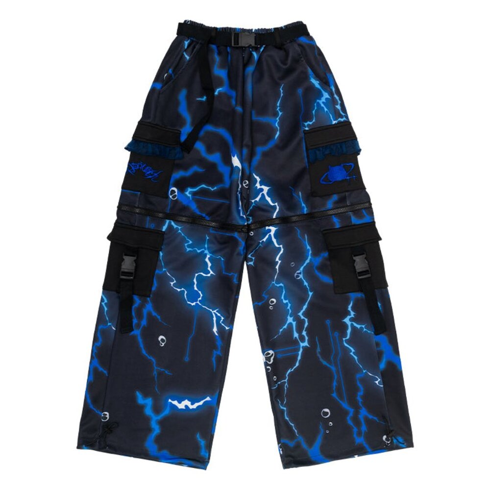 NEW ACDC RAG - Cyber Octopus Black Cargo Pants